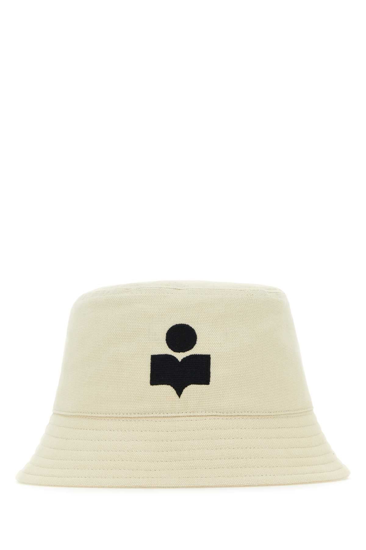 Isabel Marant Women Ivory Cotton Haley Bucket Hat