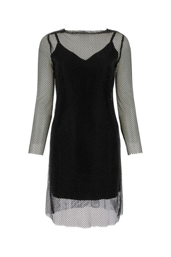 Max Mara Women Embellished Mesh Vezzo Mini Dress