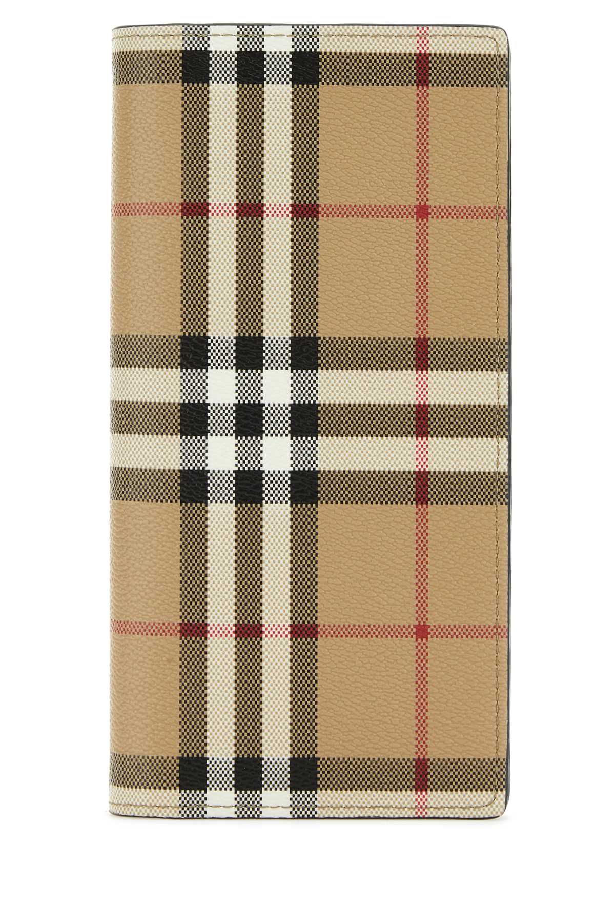 Burberry Men Printed Canvas Wallet