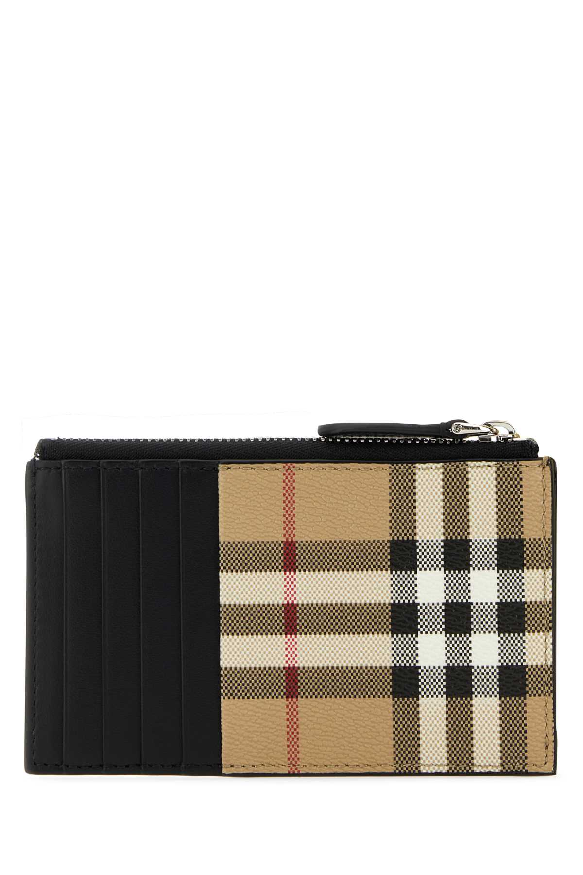 Burberry Men Printed Canvas Wallet