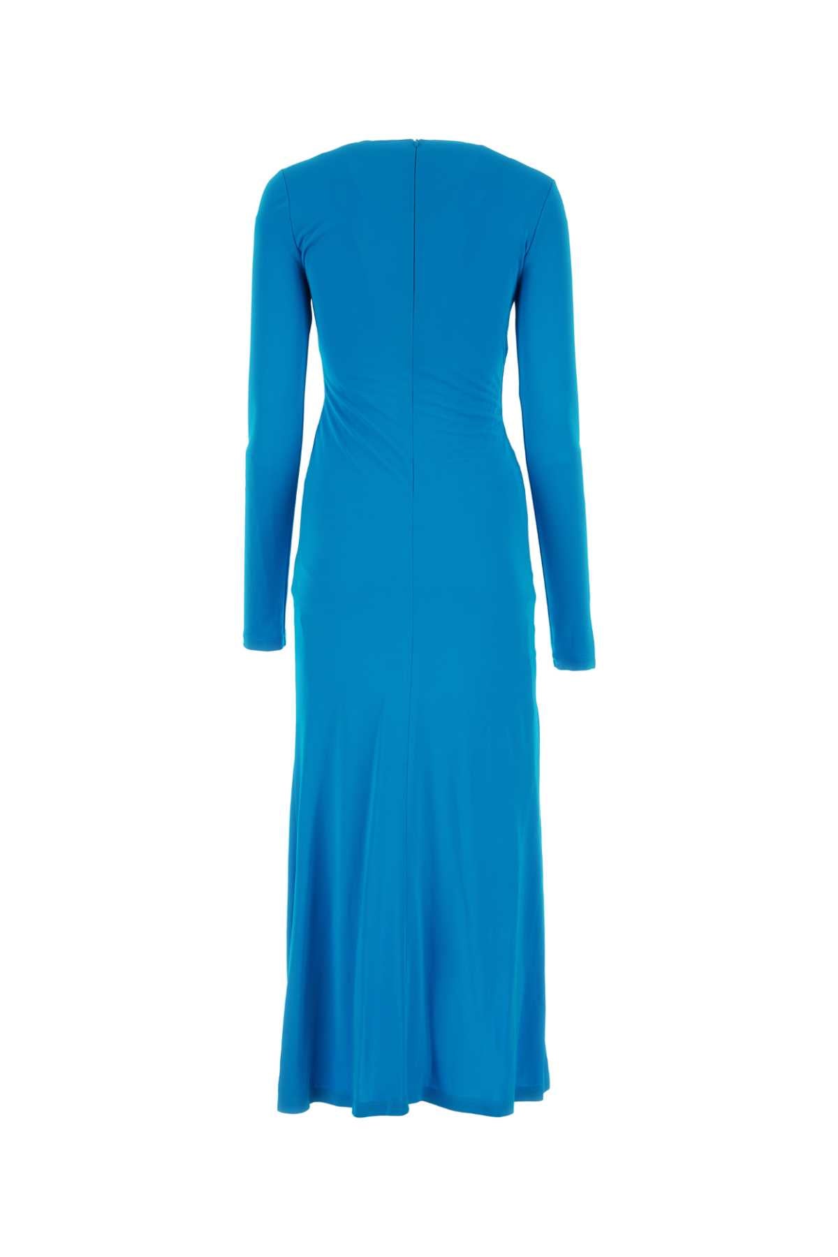 Givenchy Women Turquoise Crepe Long Dress