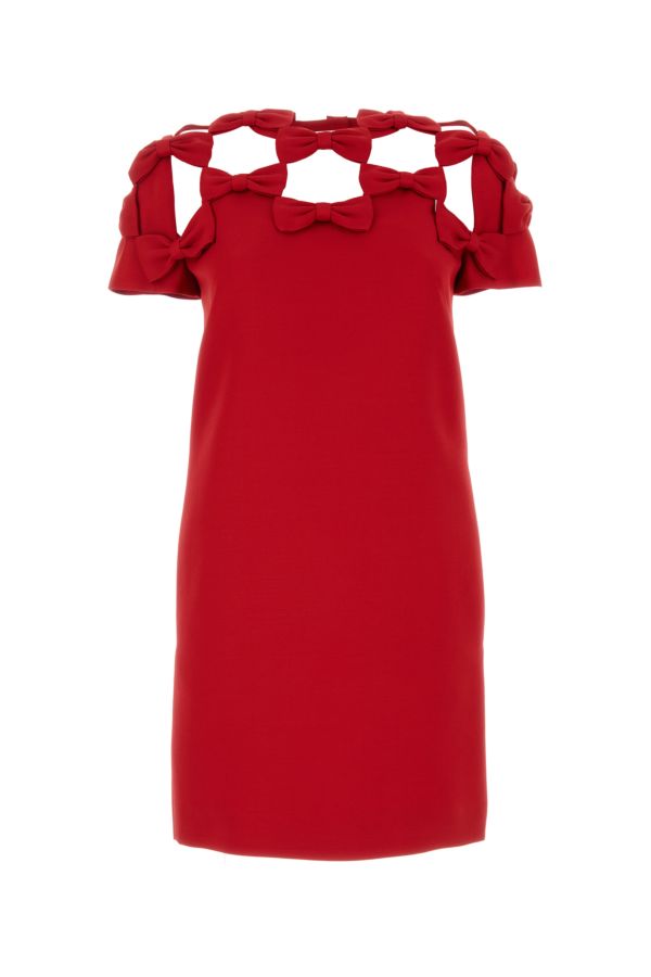 Valentino Garavani Woman Red Crepe Couture Mini Dress