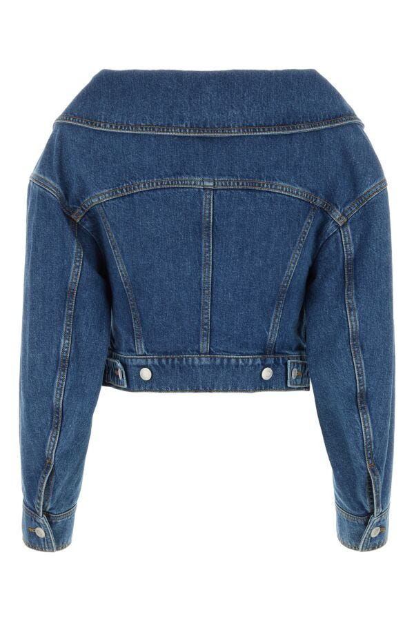 Alexander Mcqueen Women Denim Jacket