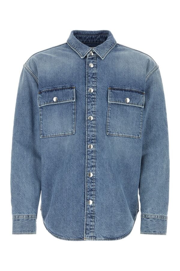 Bottega Veneta Men Denim Shirt