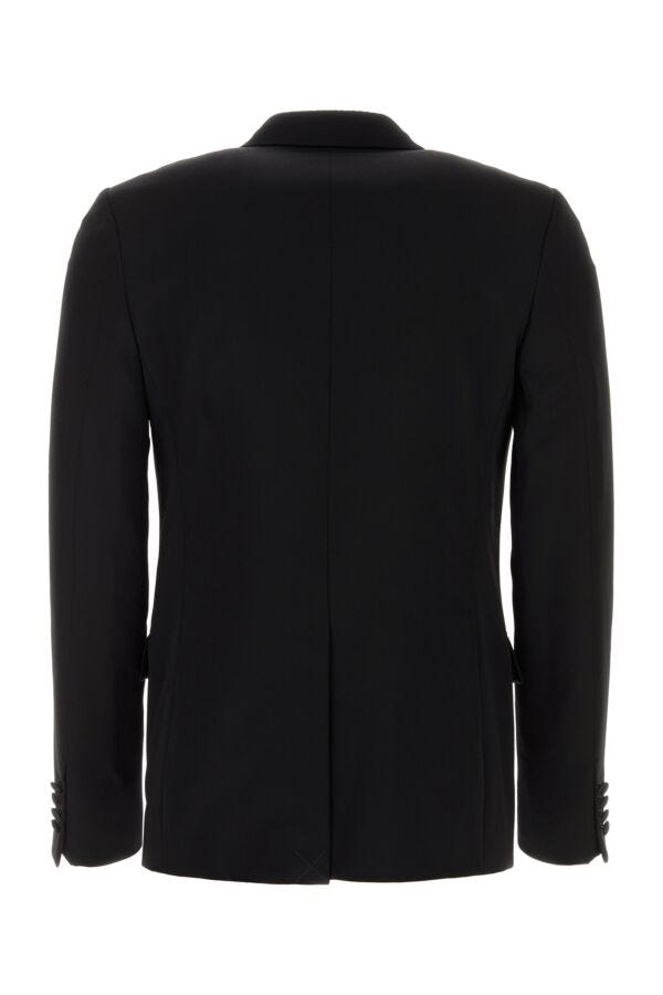 Lanvin Men Black Wool Blazer