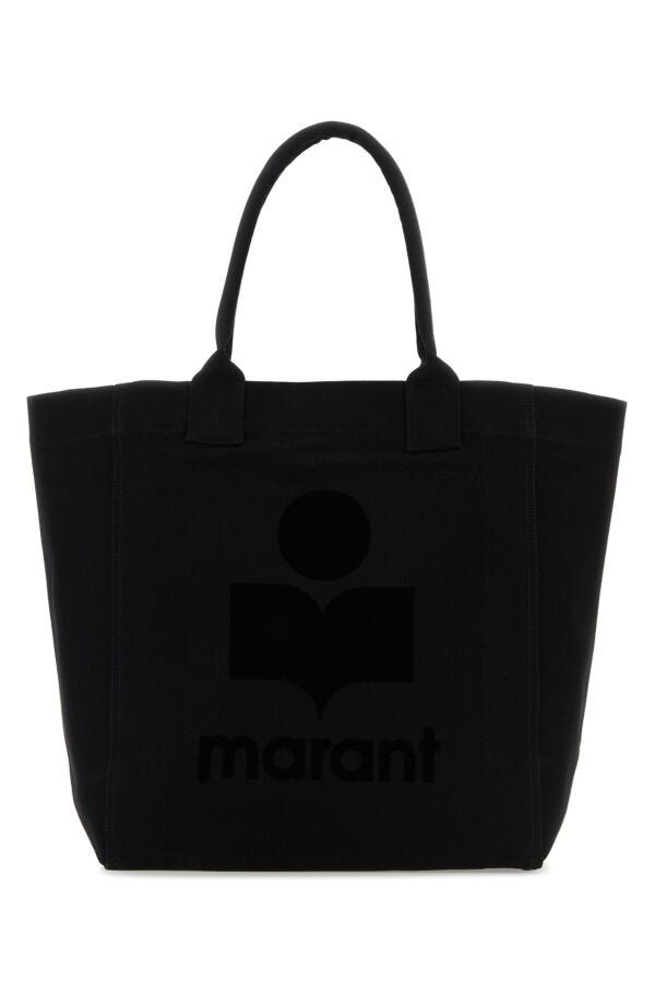 Isabel Marant Women Black Cotton Yenky Shopping Bag