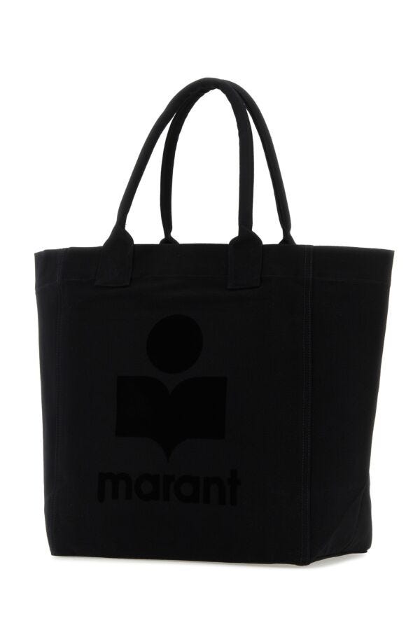 Isabel Marant Women Black Cotton Yenky Shopping Bag