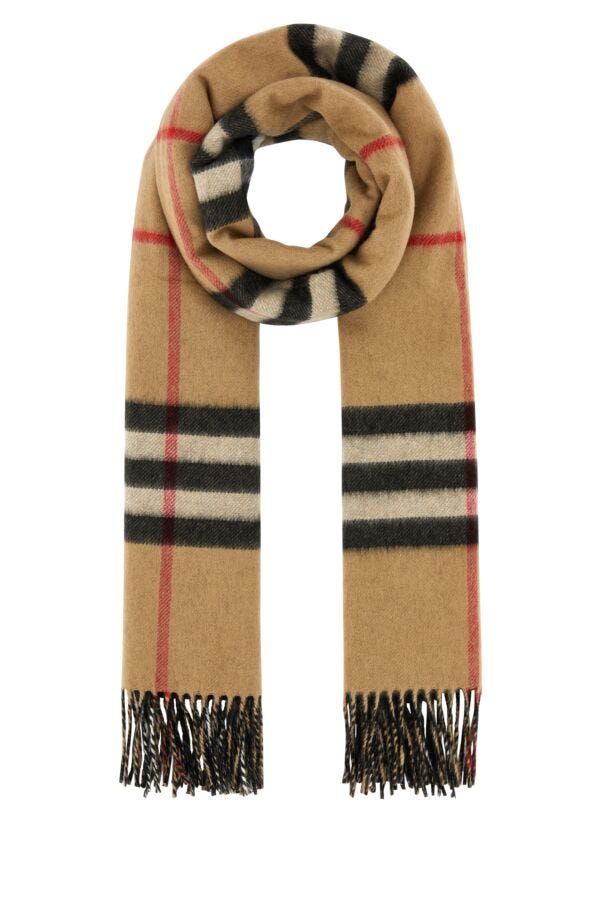 Burberry Unisex Embroidered Cashmere Scarf