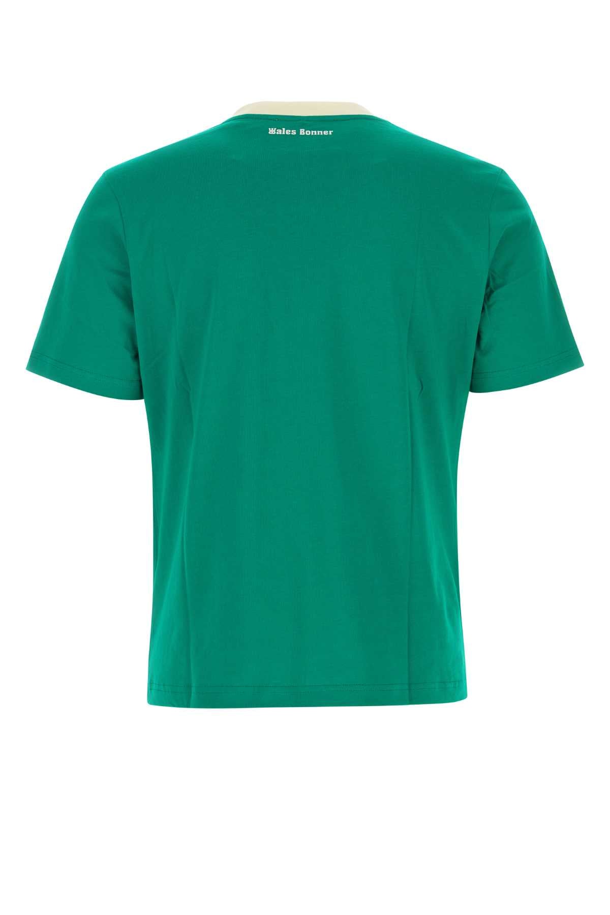 Wales Bonner Men Green Cotton Resilience T-Shirt