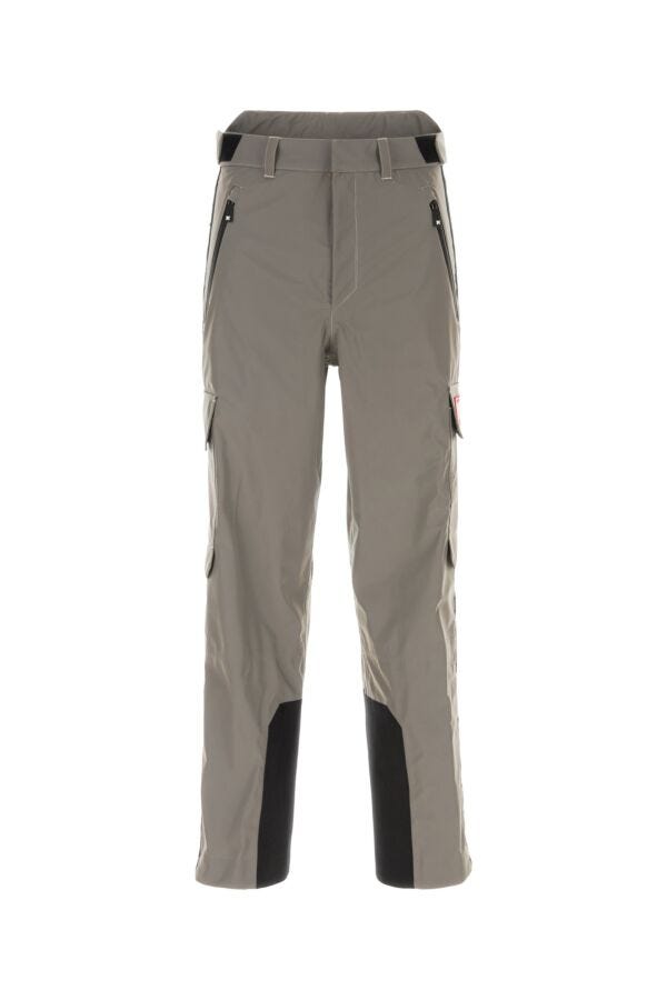 Palm Angels Men Grey Nylon Ski Pant