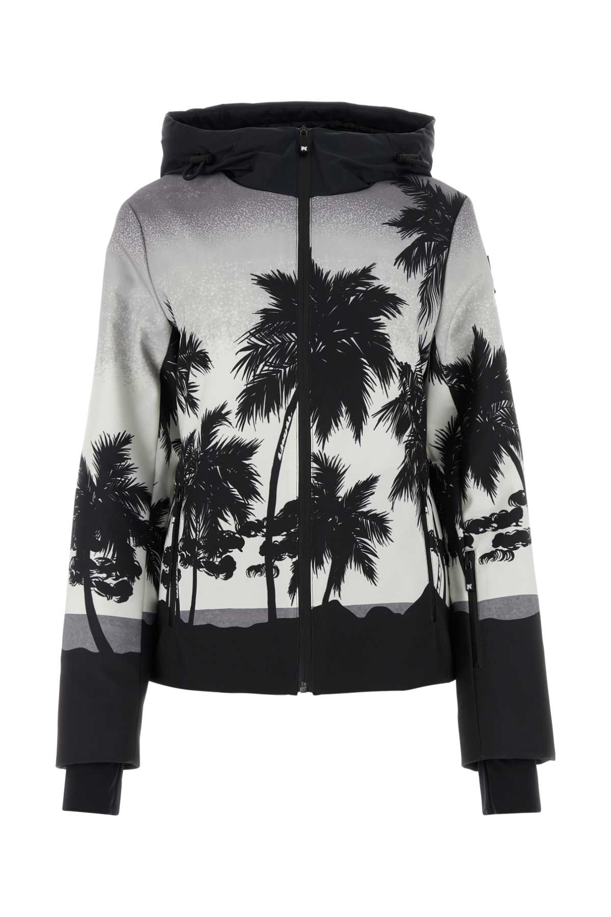 Palm Angels Women Printed Polyester Palm Ski Jacket