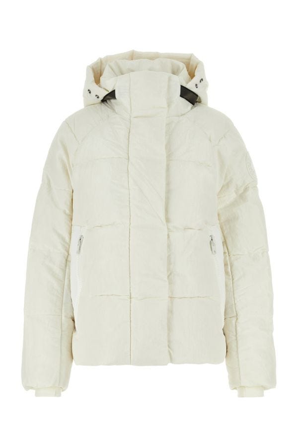 Canada Goose Woman Ivory Nylon Junction Down Jacket