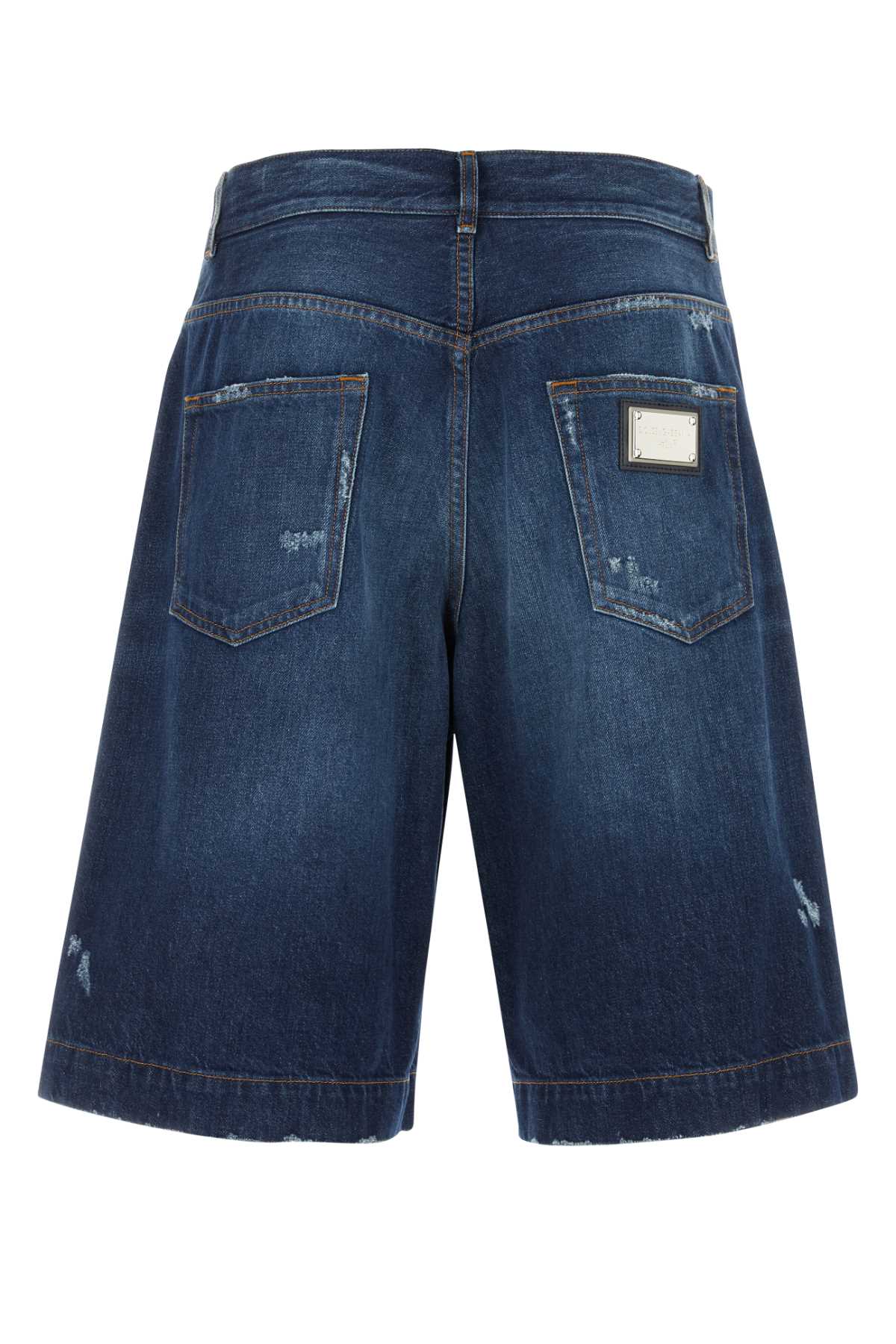 Dolce & Gabbana Men Denim Bermuda Shorts