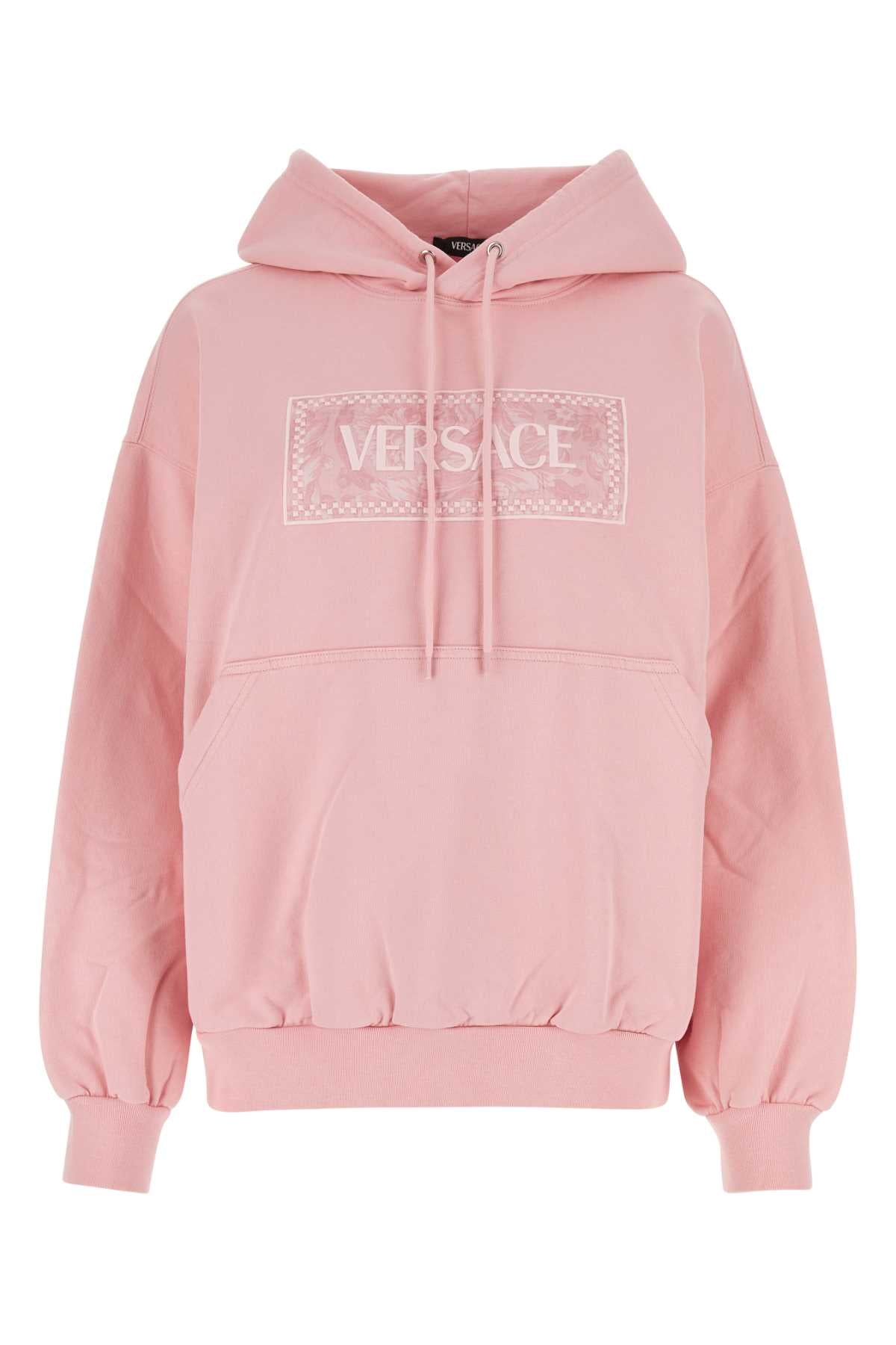 Versace Women Pink Cotton Sweatshirt