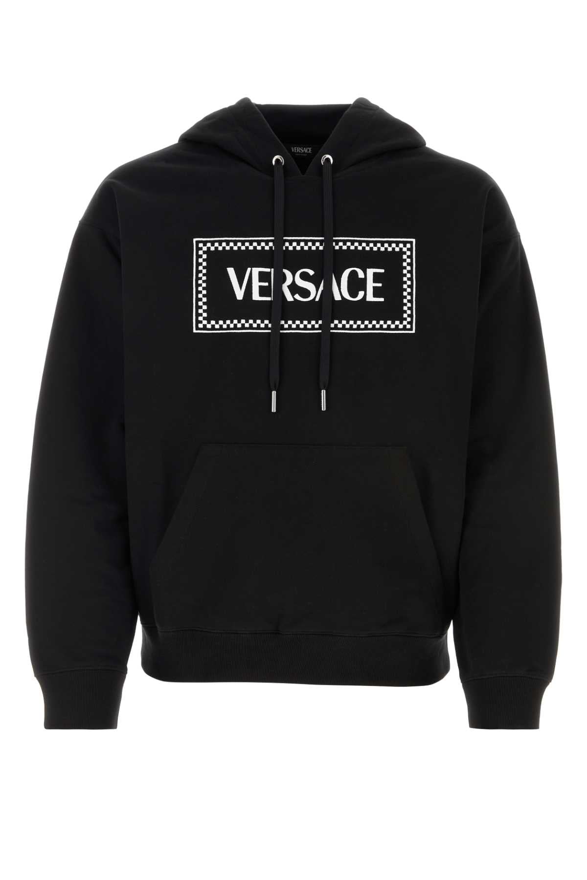 Versace Men Black Cotton Sweatshirt