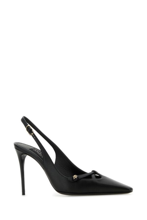 Dolce & Gabbana Women Black Leather Pumps