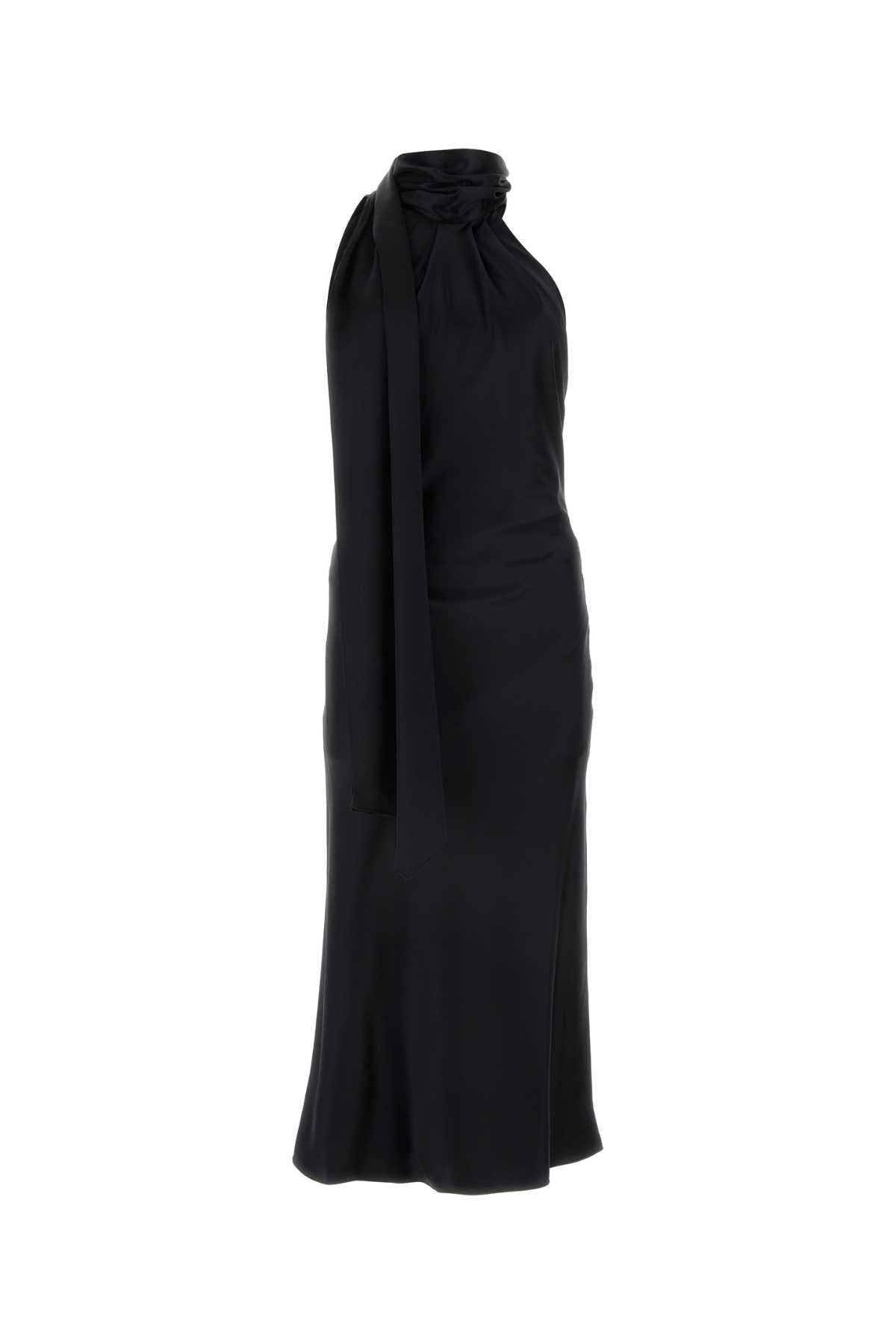 Max Mara Women Black Silk Moli Long Dress