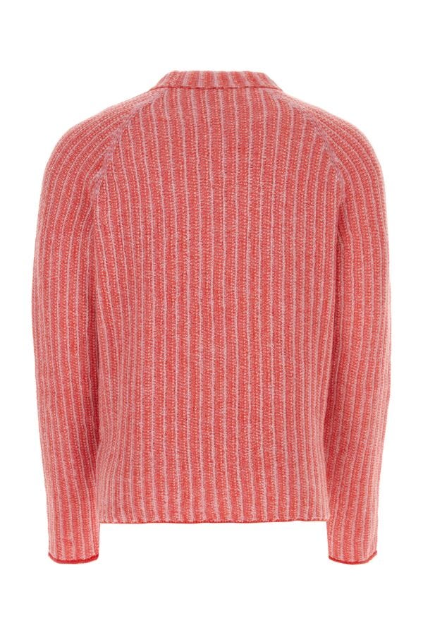 Marni Men Embroidered Wool Blend Sweater