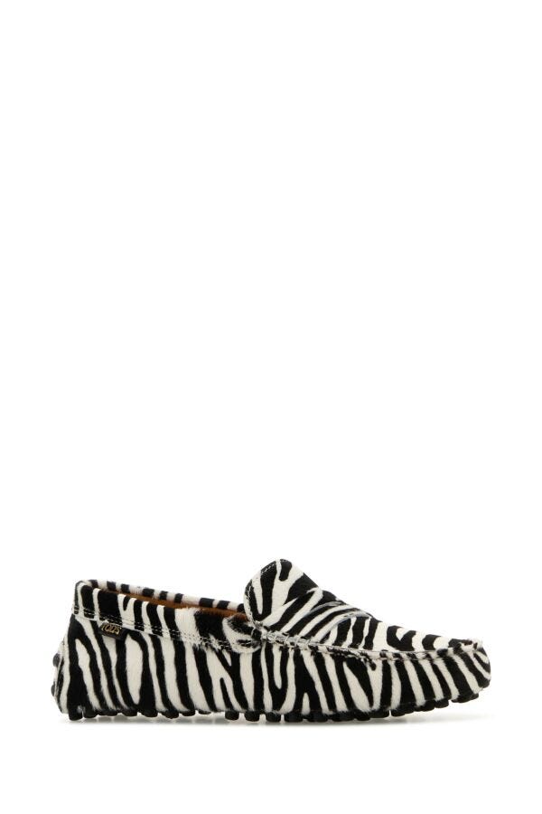 Tod's Women Printed Calf Hair Loafers