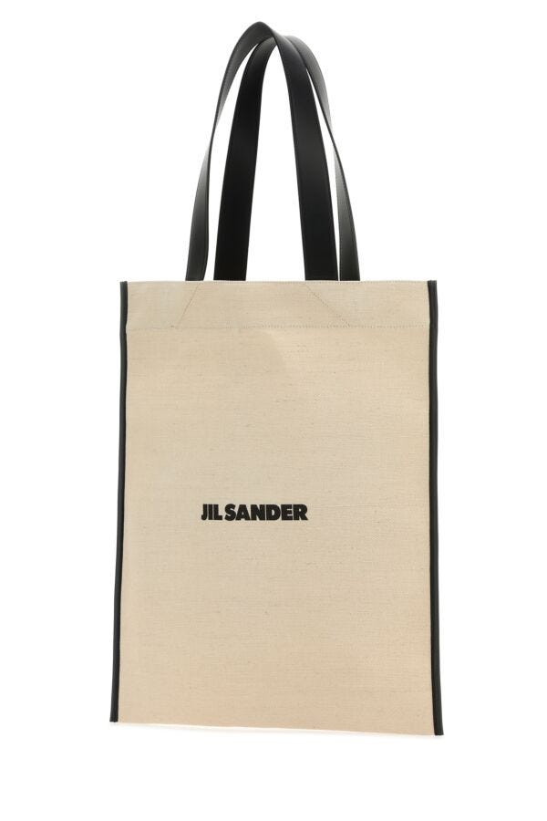 Jil Sander Women Sand Canvas Shopping Bag