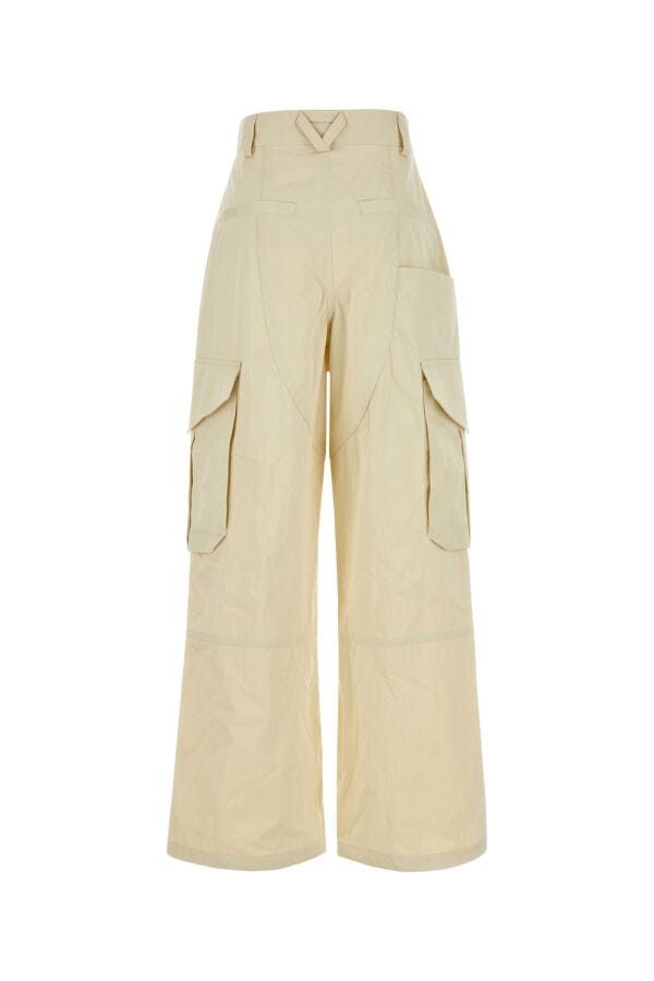 Bottega Veneta Women Sand Cotton Blend Cargo Pant