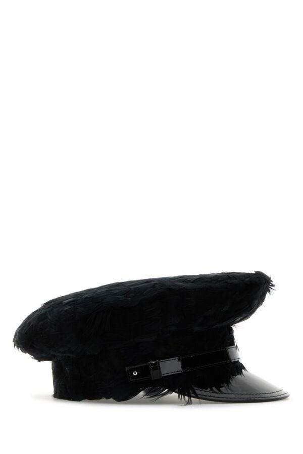 Prada Women Embellished Fabric Hat