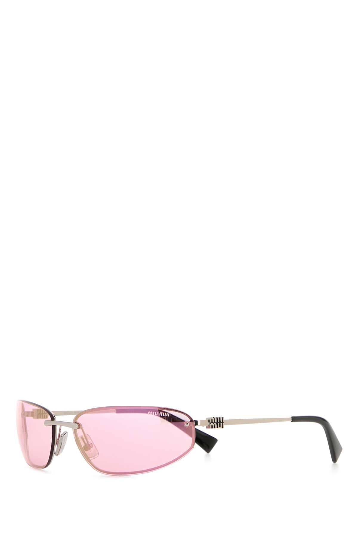 Miu Miu Women Gold Metal Miu Nocturne Sunglasses