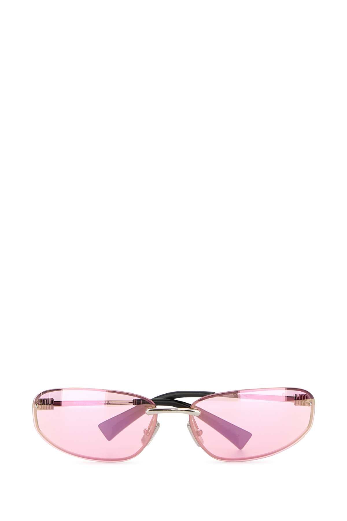 Miu Miu Women Gold Metal Miu Nocturne Sunglasses