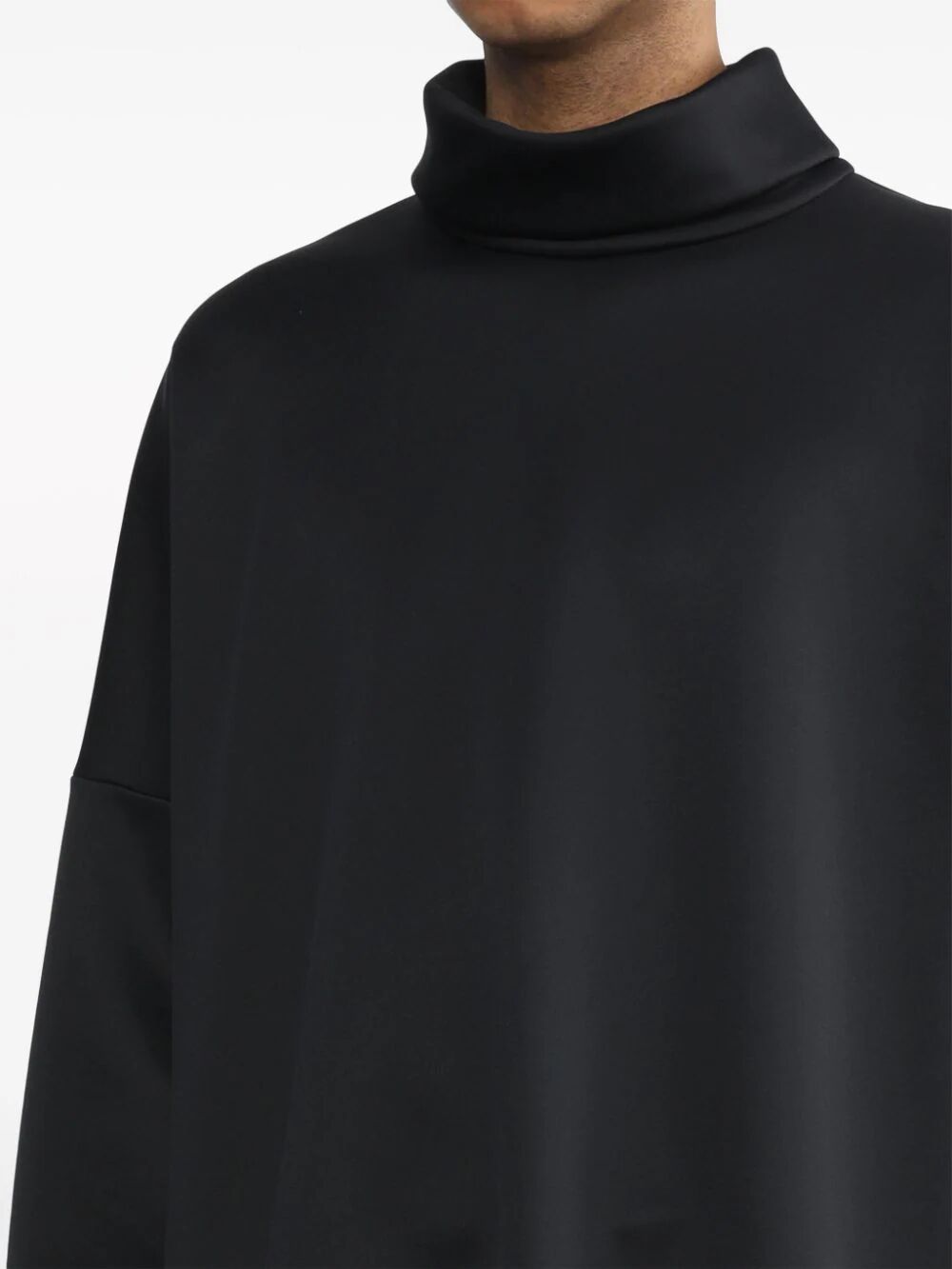 Fear Of God Men Split High Neck Ls Top