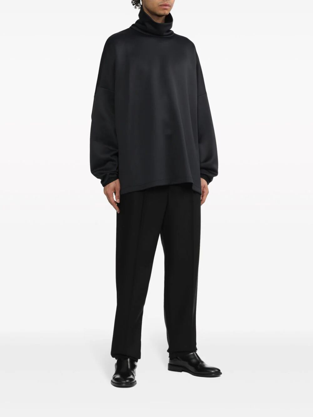 Fear Of God Men Split High Neck Ls Top