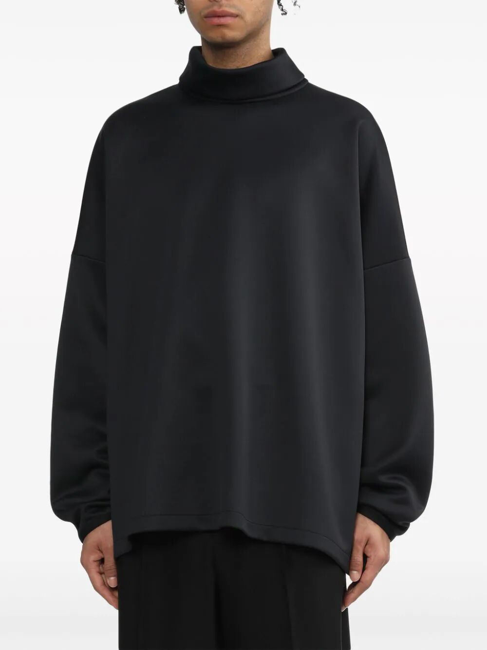 Fear Of God Men Split High Neck Ls Top