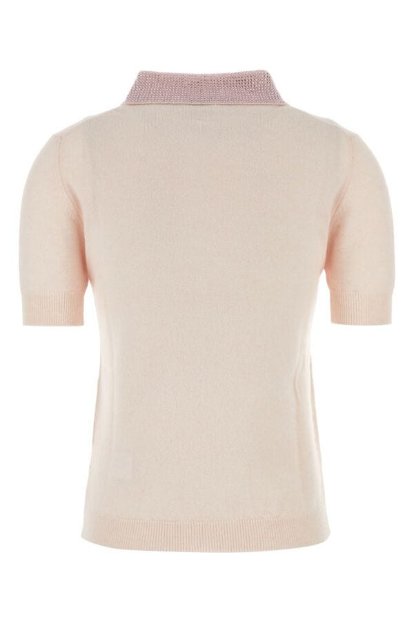 Blumarine Women 4M095a Polo Knit+Strass