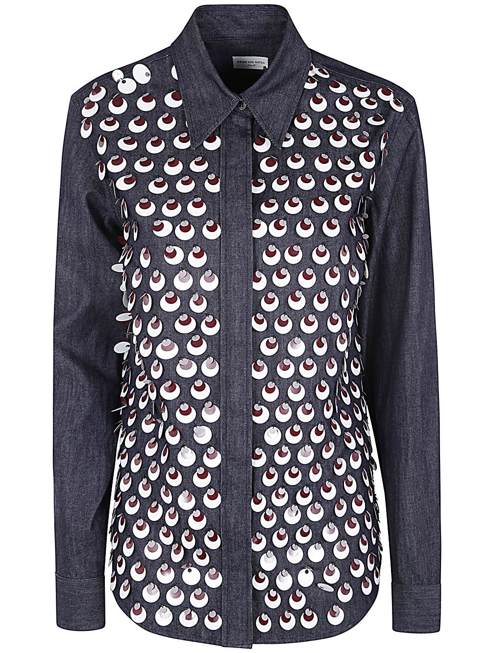 Dries Van Noten Women 00820 Chowy Den Emb 8431 Shirt