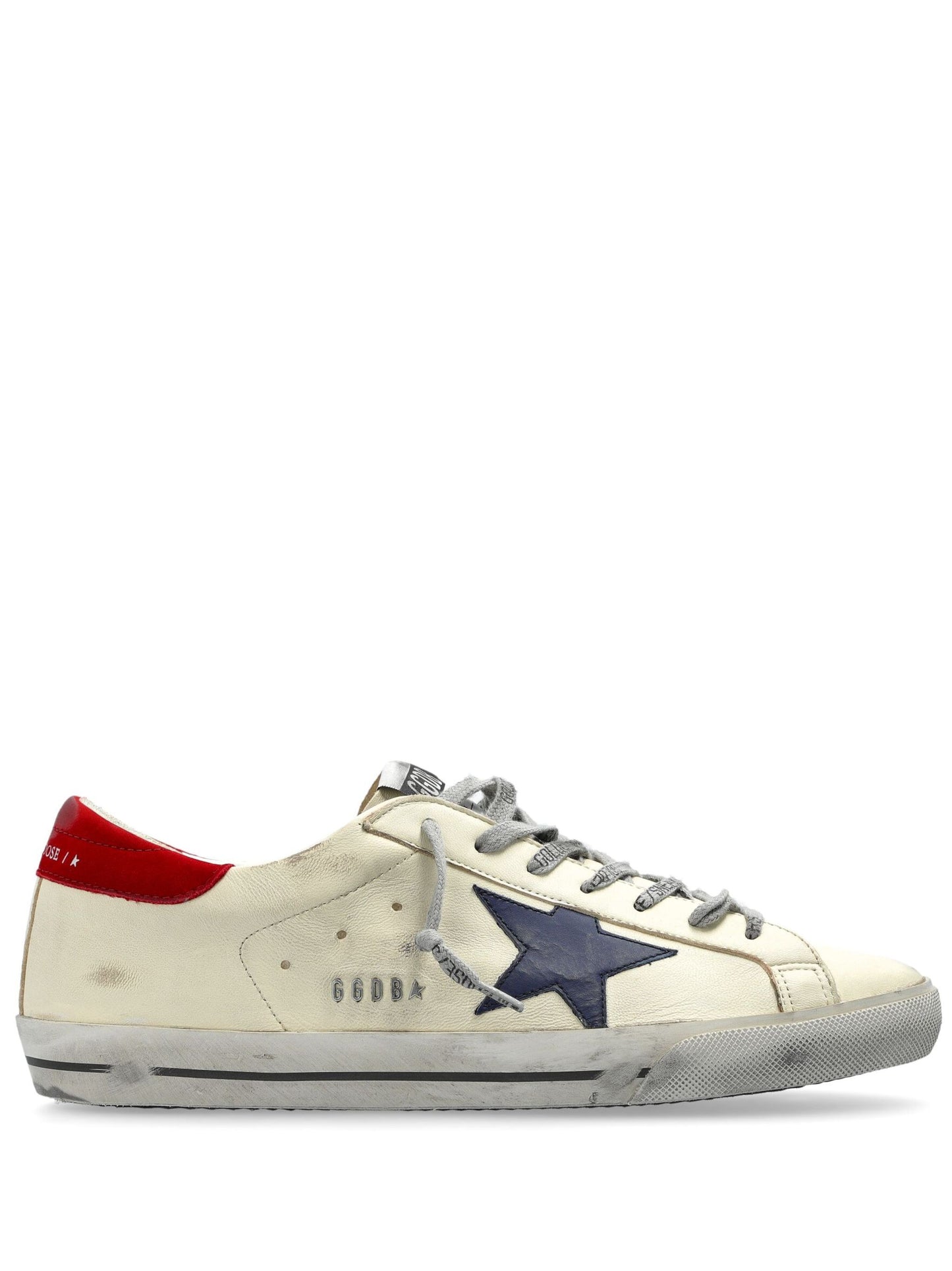 Golden Goose Men Super Star Nappa Upper Leather Star Nabuk Heel Metal Lettering