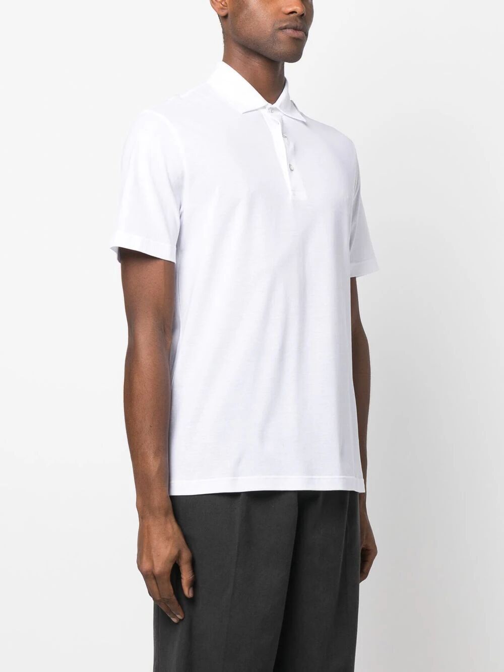 Herno Men Crepe Polo