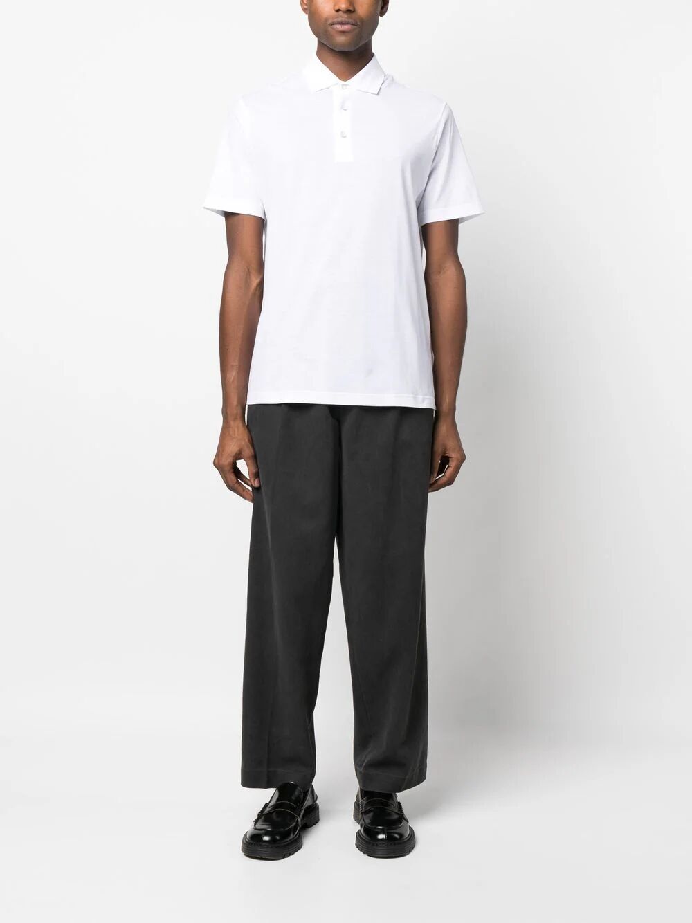 Herno Men Crepe Polo