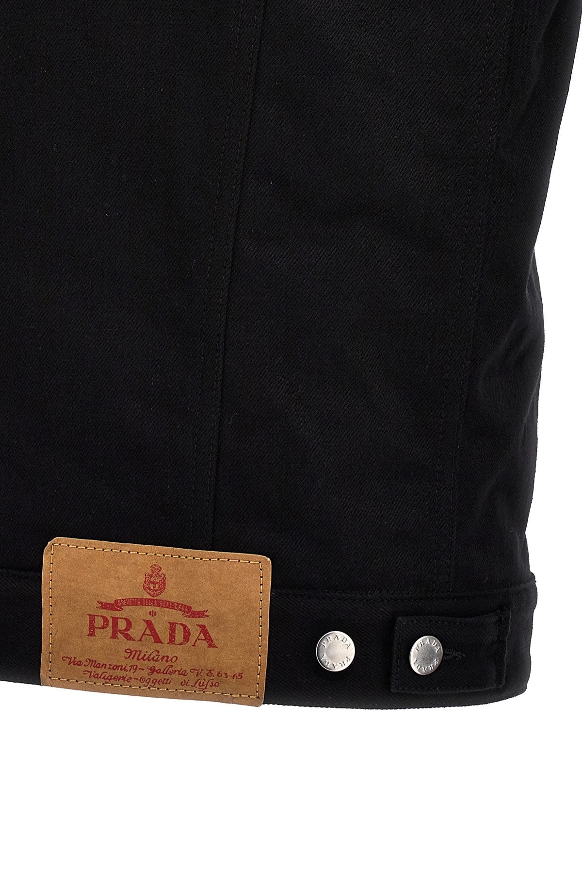 Prada Men Quilted Inner Denim Vest