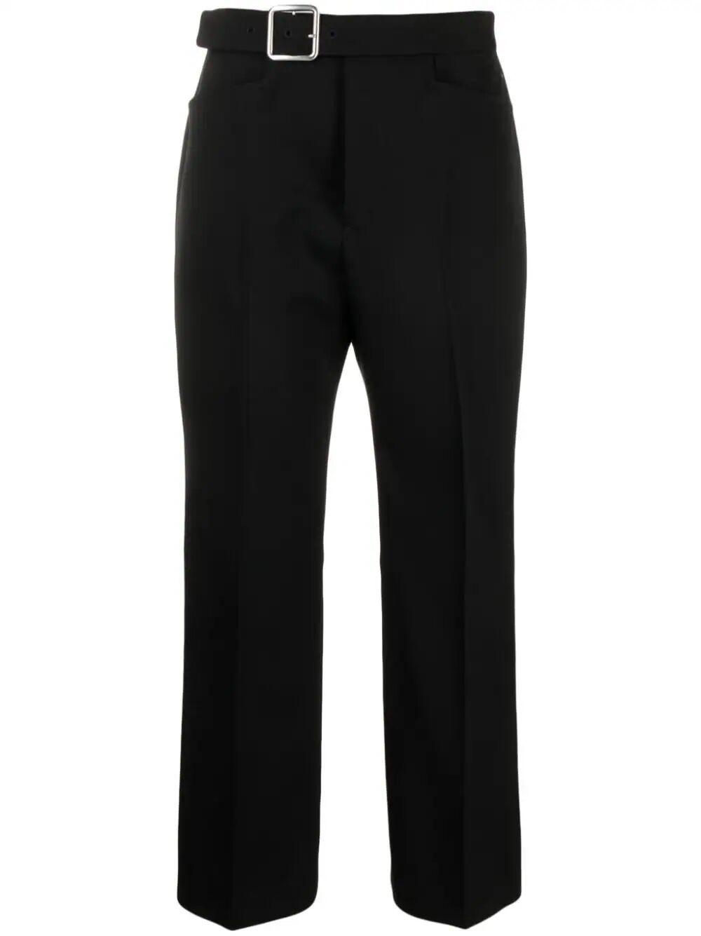 Jil Sander Women Fitted Cropped Pant With Flared Hem