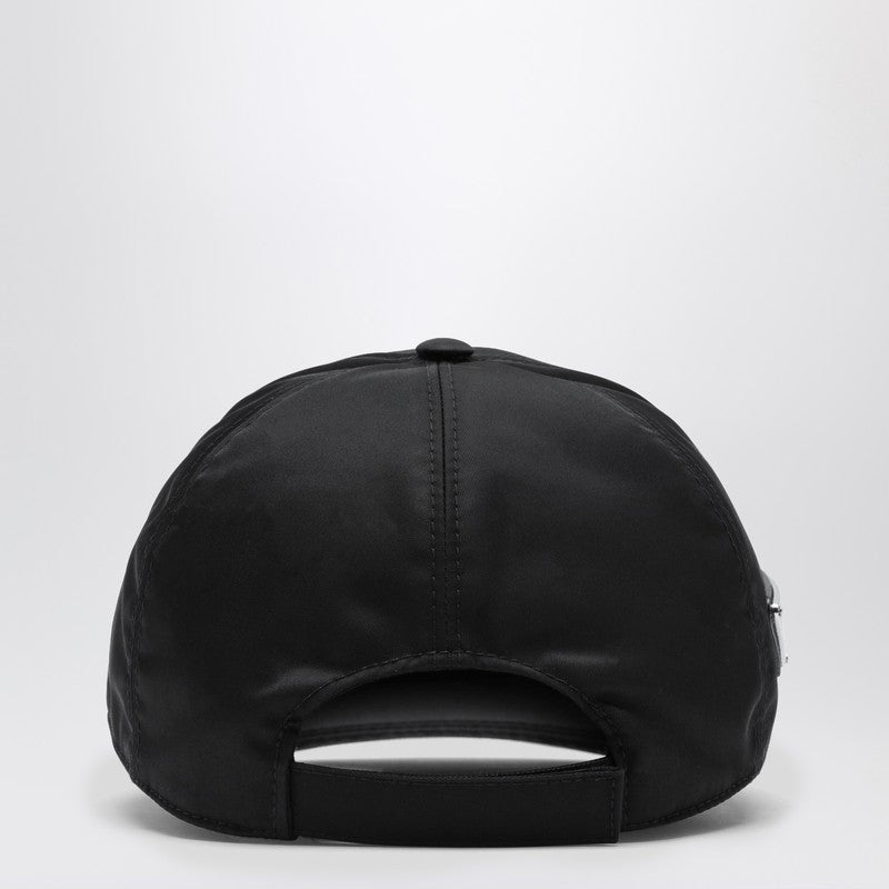 Prada Black Nylon Baseball Cap Men