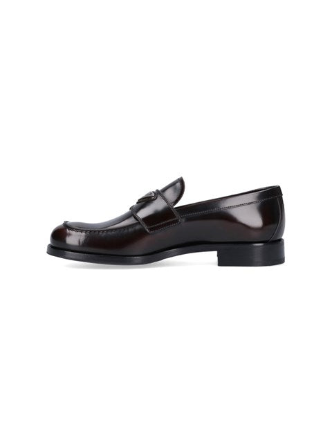 Prada Men Logo Loafers