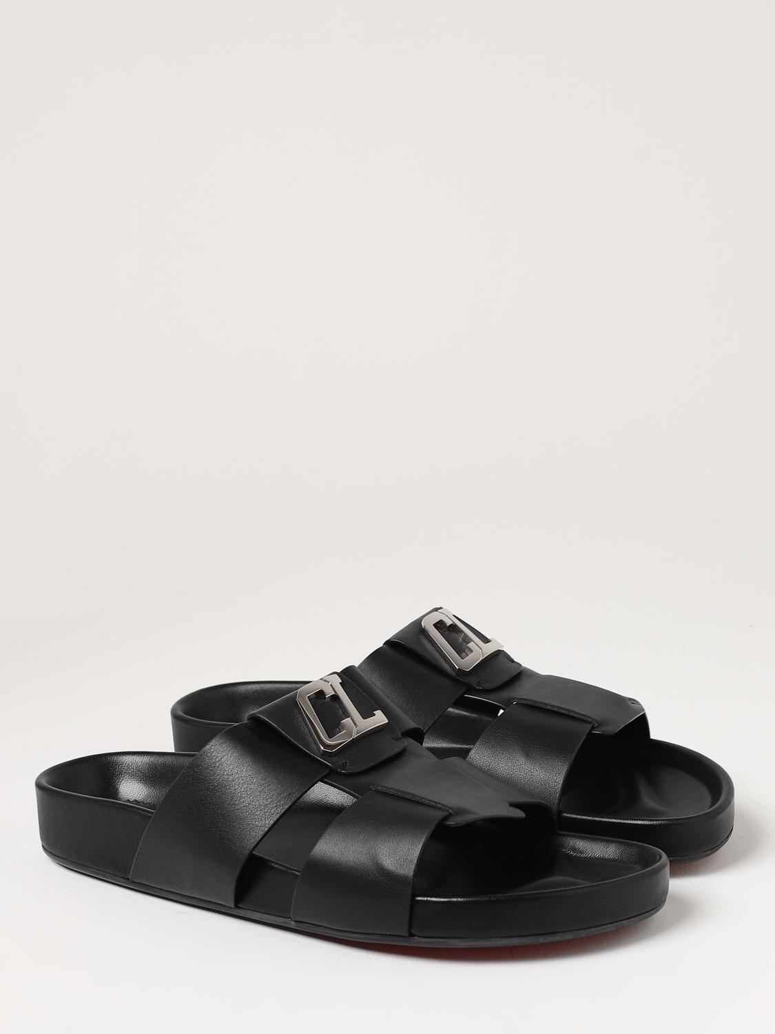 Christian Louboutin Sandals Men Black Men