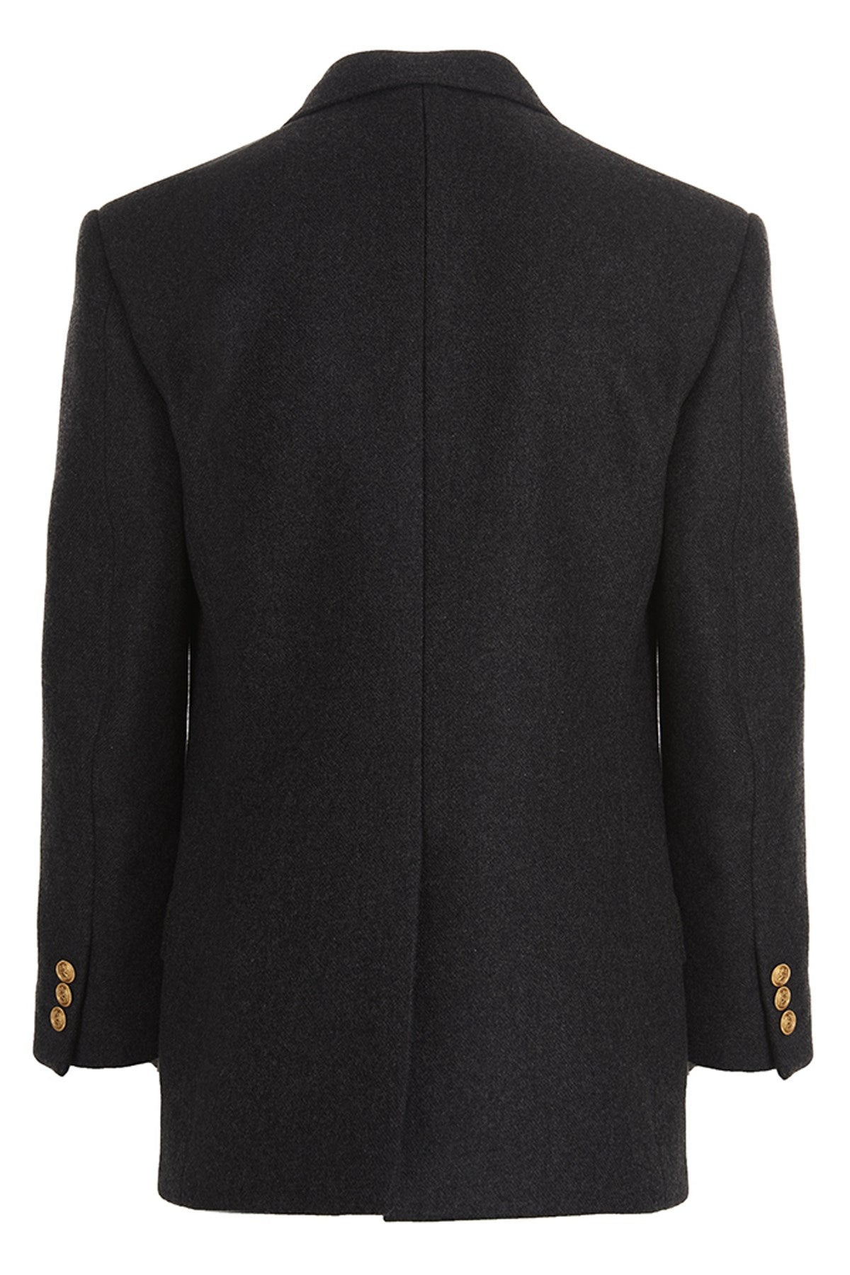 Gucci Men Cashmere Wool Double Breast Blazer Jacket