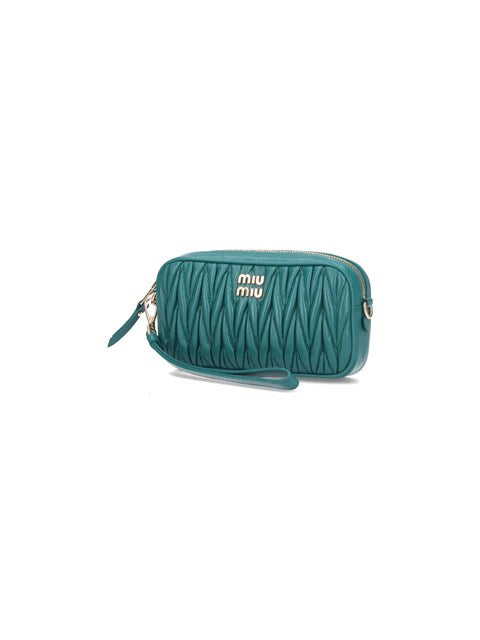 Miu Miu Women Matelassé Nappa Pouch