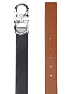 Ferragamo Men Gancini" Reversible Belt