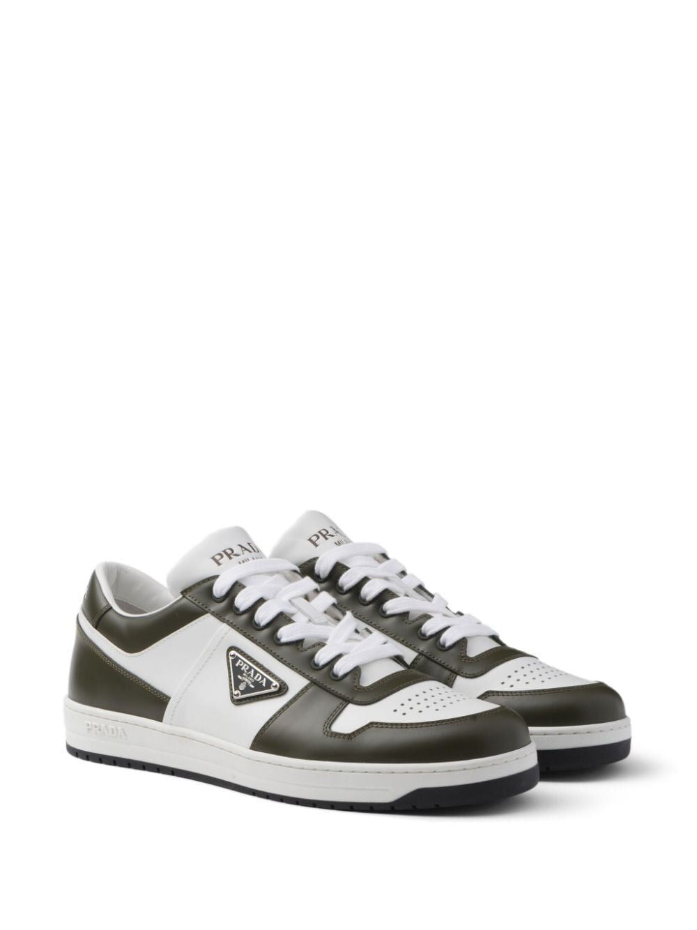 Prada Men Two-Tone Downtown Sneakers