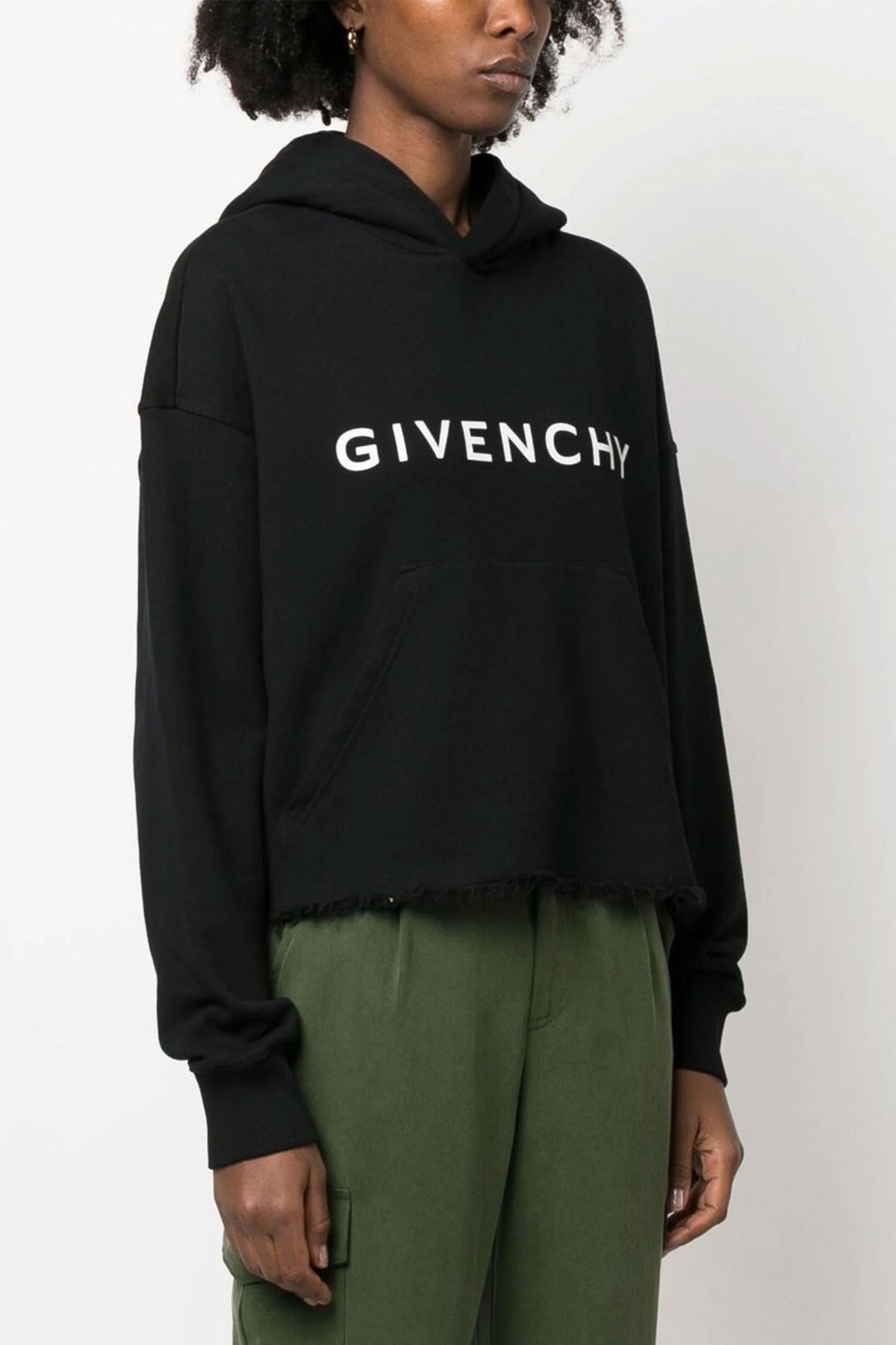 Givenchy Women Logo Print Hoodie