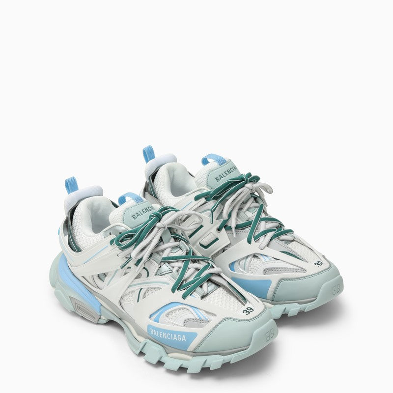 Balenciaga Track White/Blue/Grey Mesh And Nylon Trainer Women