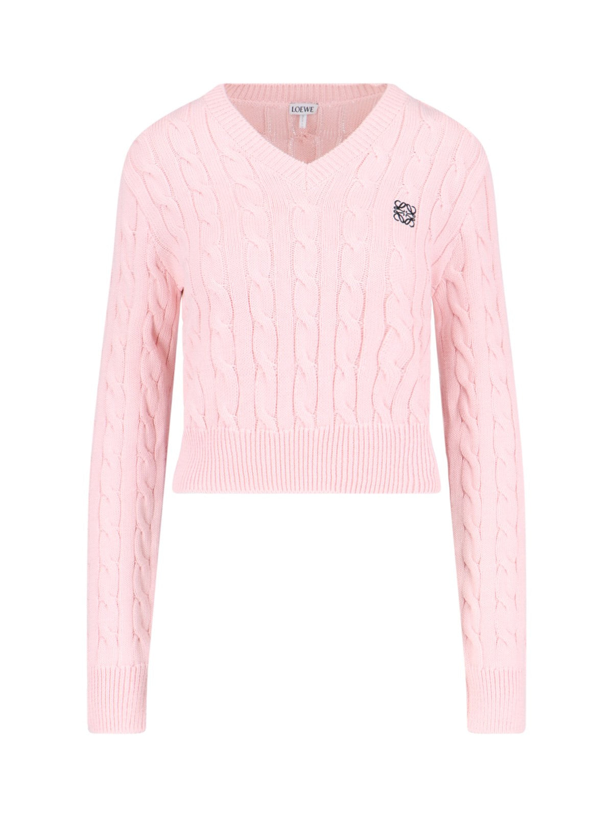 Loewe Women Logo Crop Sweater