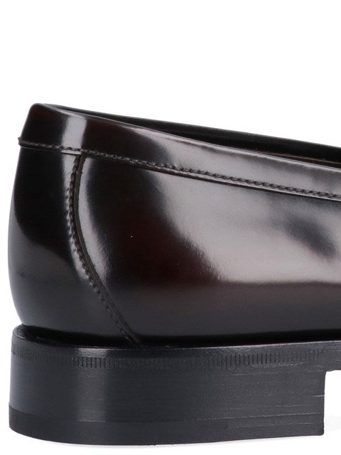 Prada Men Logo Loafers