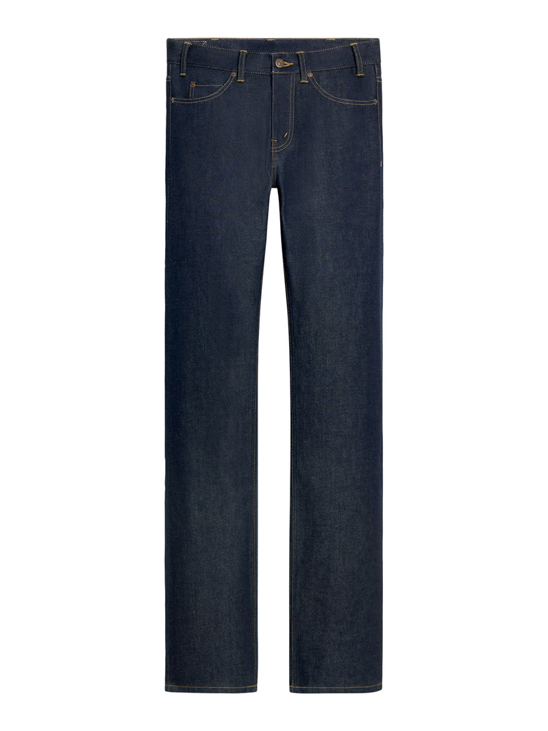 Celine Women Françoise Jeans In Denim With Raw Wash